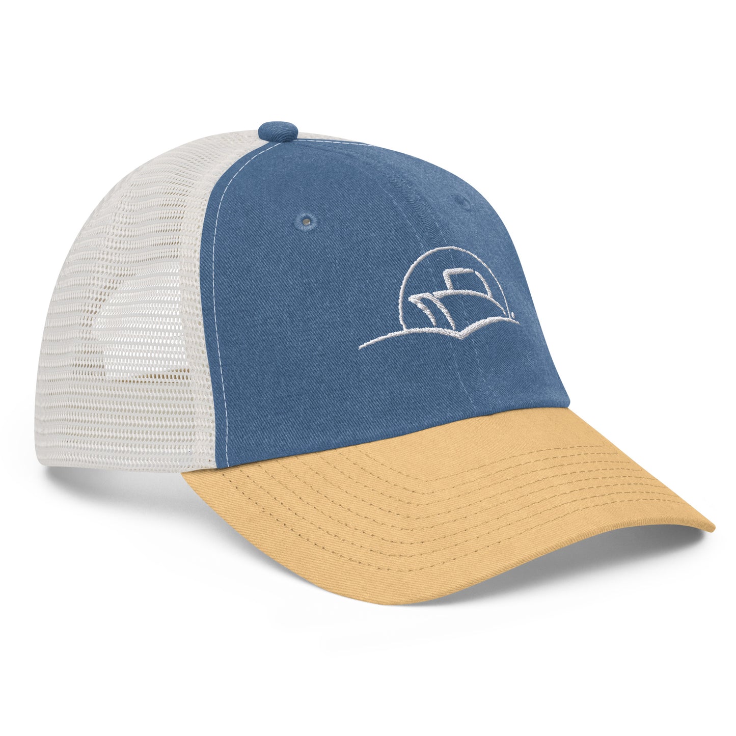 Embroidered Boat Logo Hat