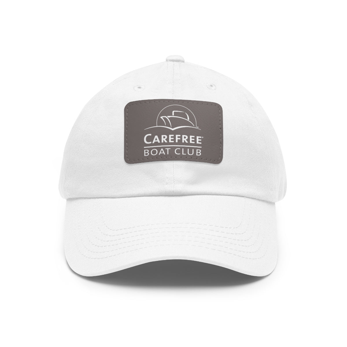 Baseball Hat with Leather Patch