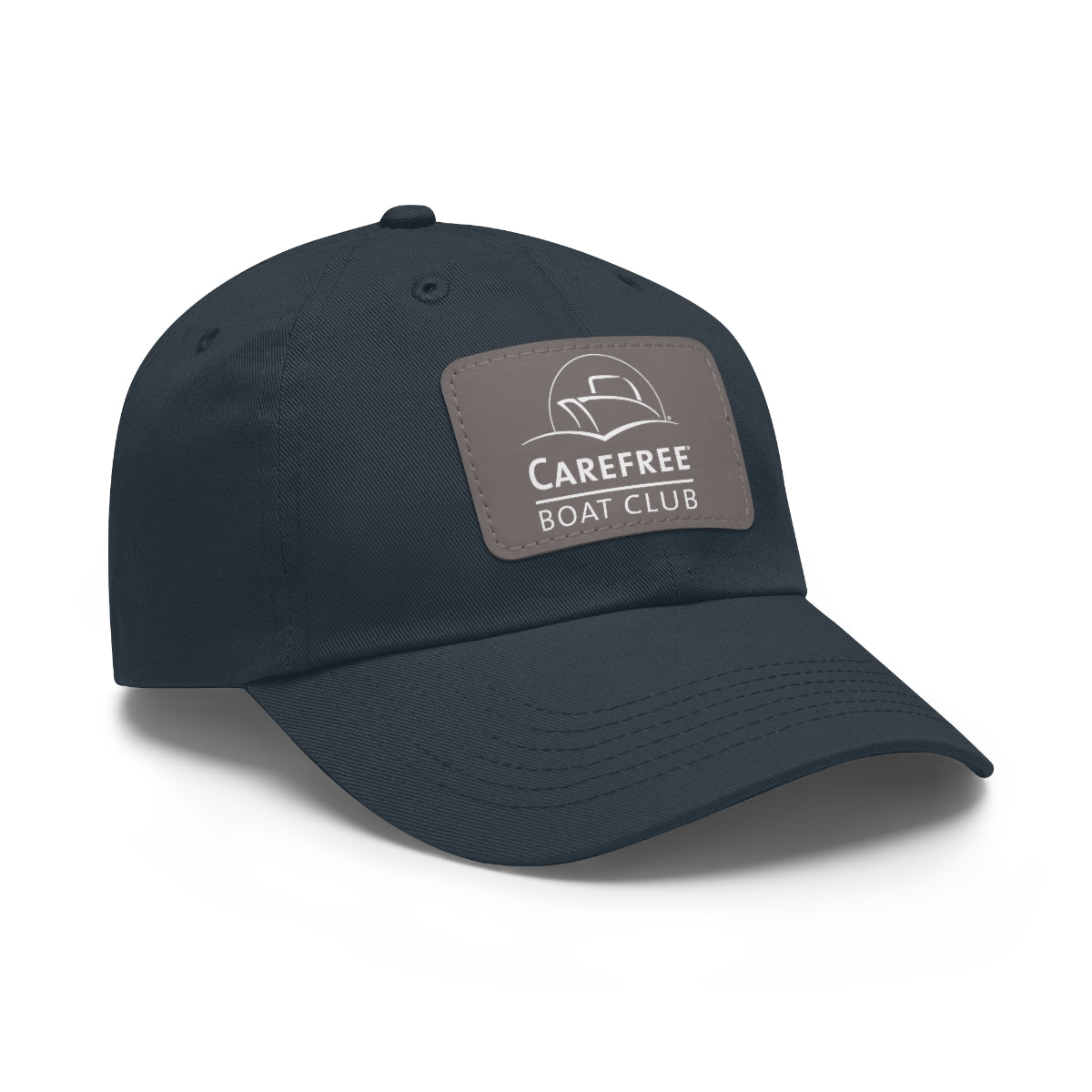 Baseball Hat with Leather Patch