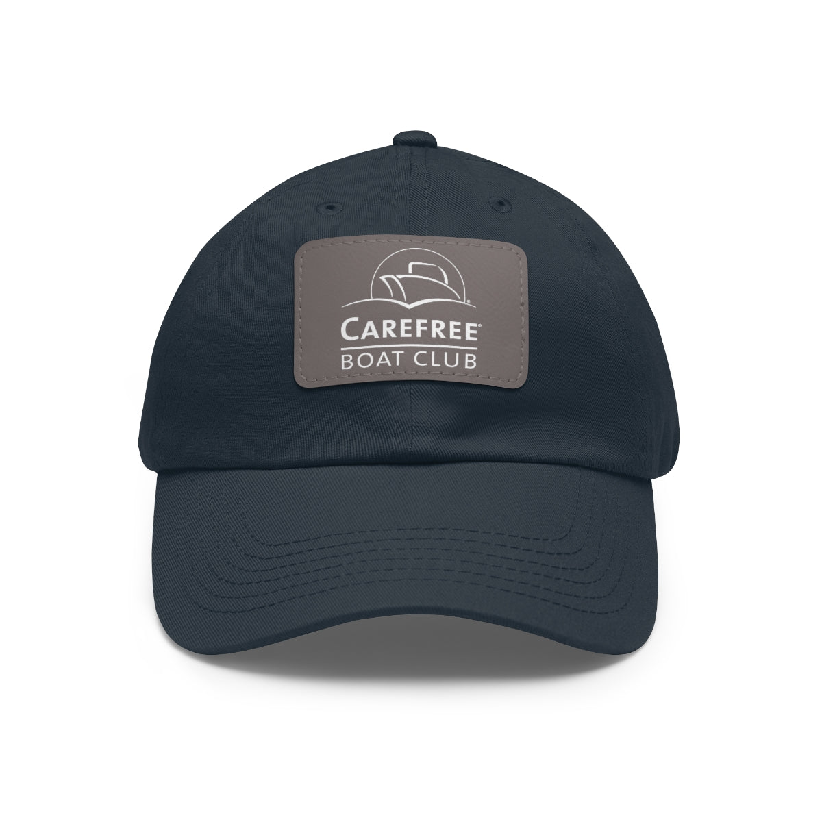 Baseball Hat with Leather Patch