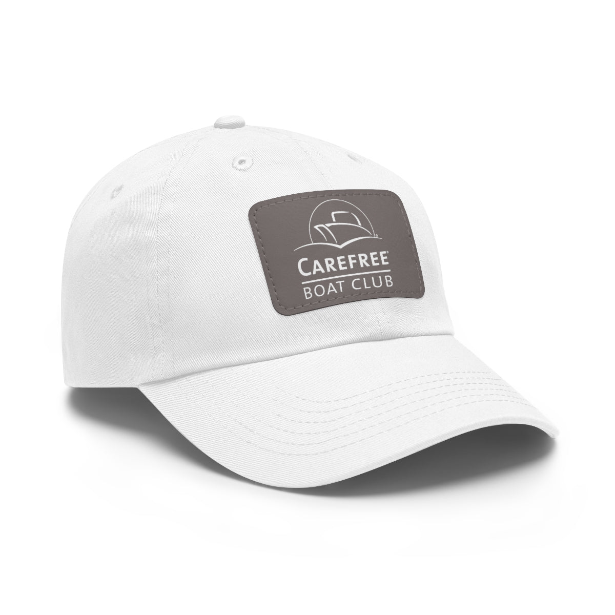 Baseball Hat with Leather Patch