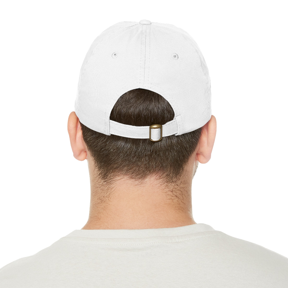 Baseball Hat with Leather Patch